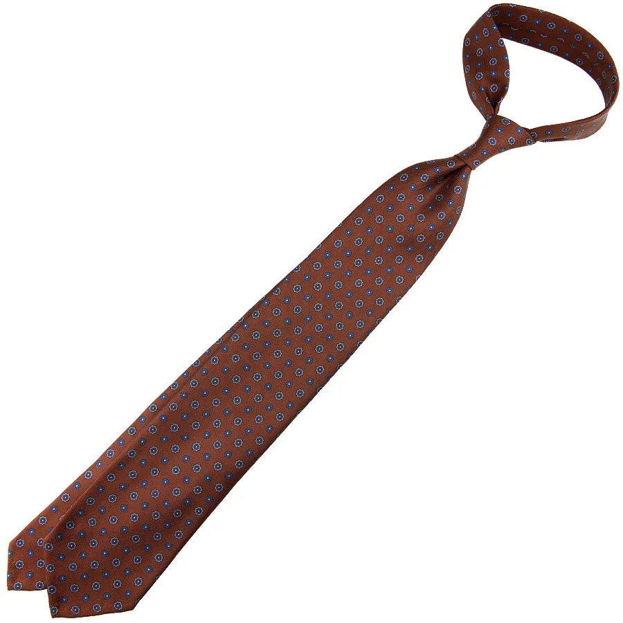 Anniversary Collection - Floral Printed Silk Tie - Beech
