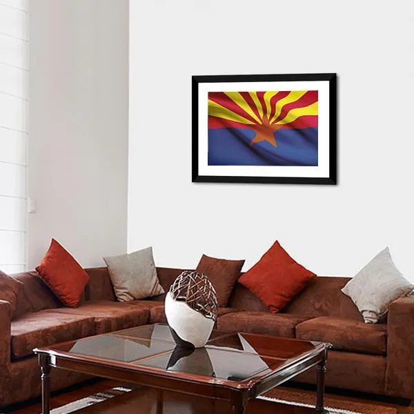 Arizona Flag Canvas Wall Art