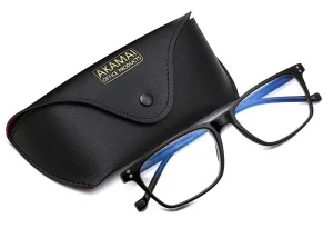 Blue Light Blocking Glasses - Computer Screen Bluelight Protection - Anti UV Glare - Edisto Model ( 2.5, Black)