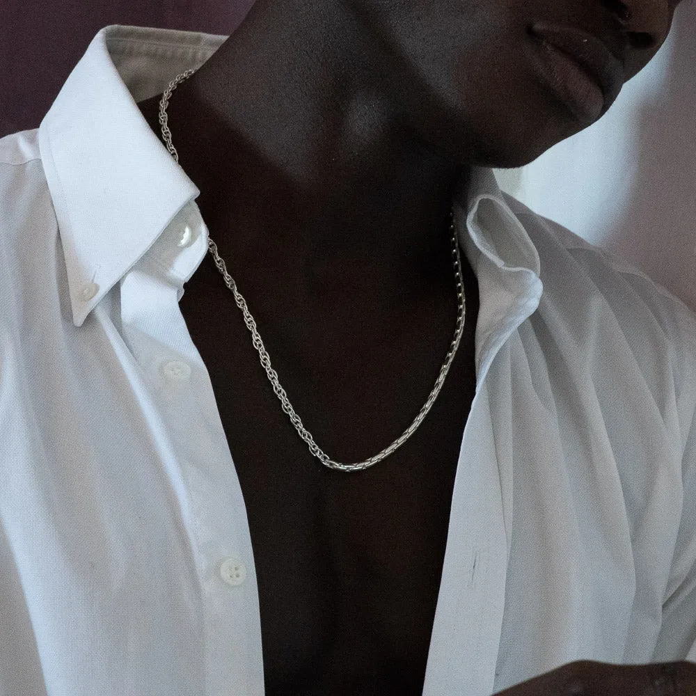 Bonnie & Clyde men's gold necklace