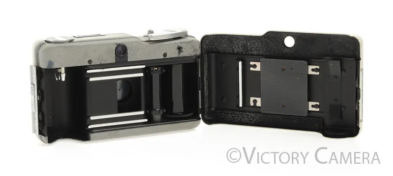 Canon Demi Blue Leather Half Frame 35mm Film Camera -No Meter-