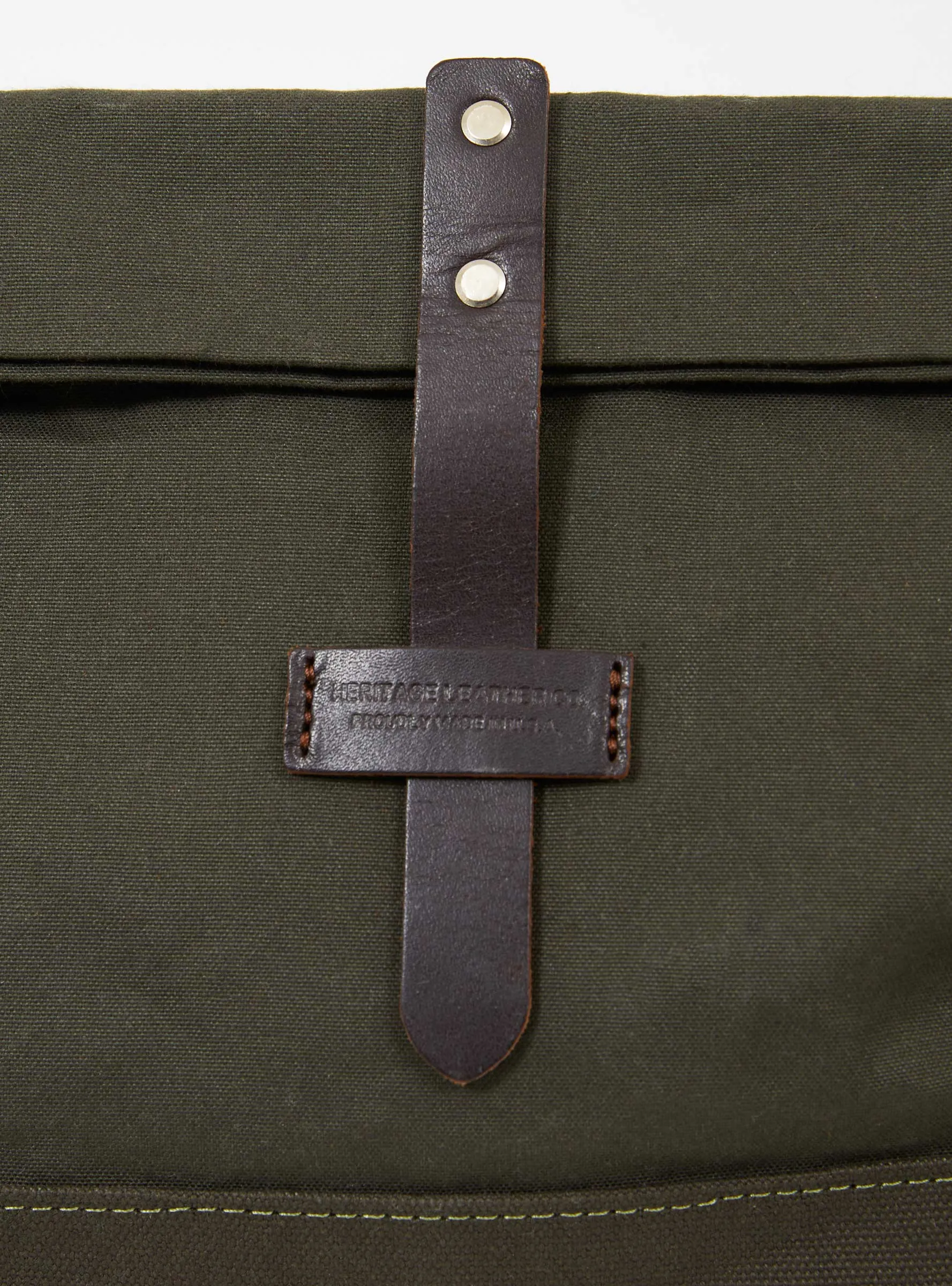 Canvas Travel Shoulder Pouch Olive