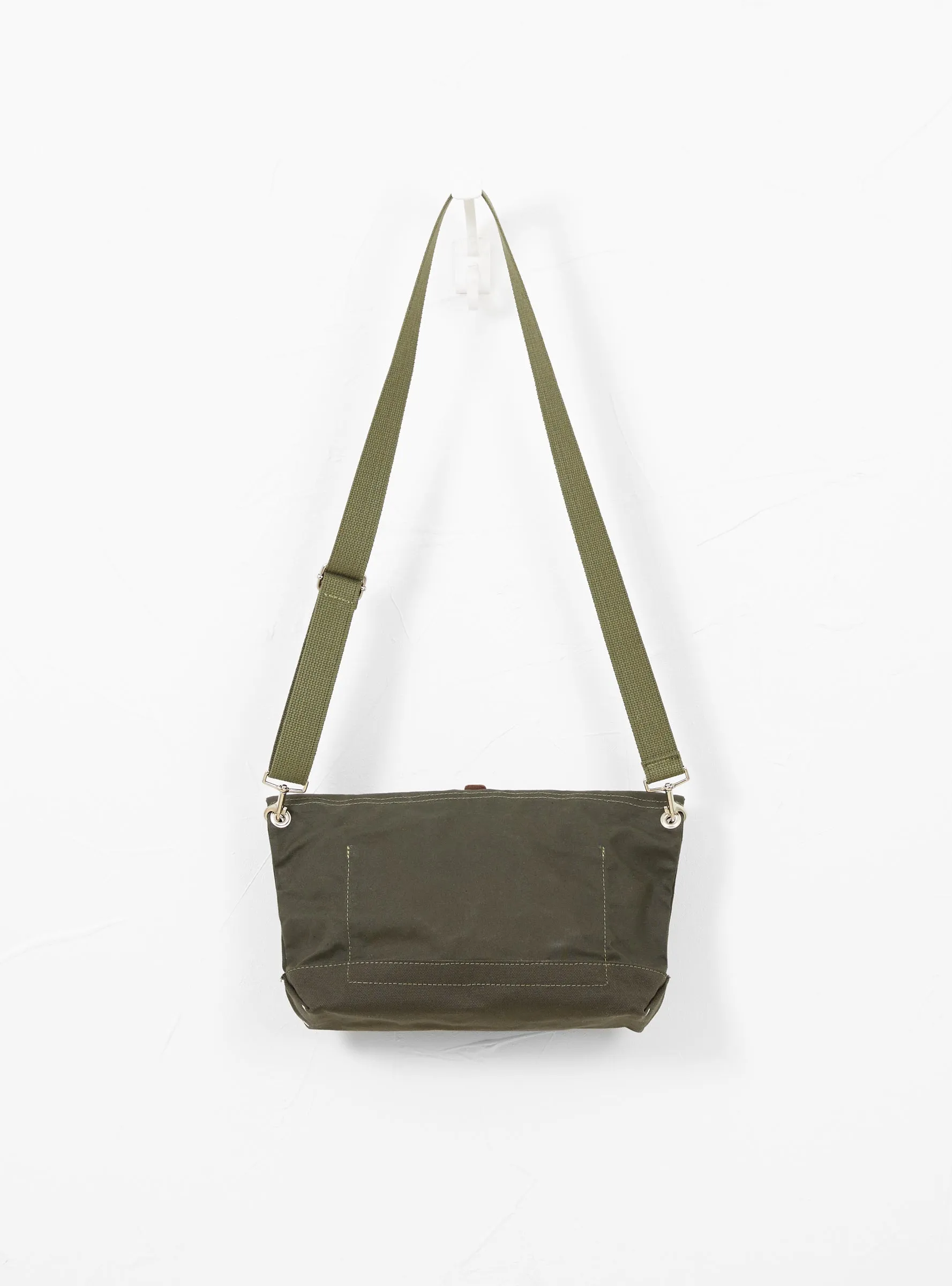 Canvas Travel Shoulder Pouch Olive
