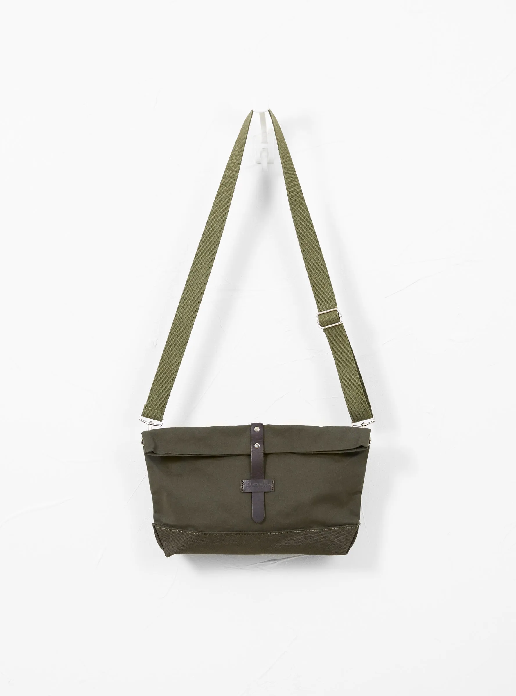 Canvas Travel Shoulder Pouch Olive