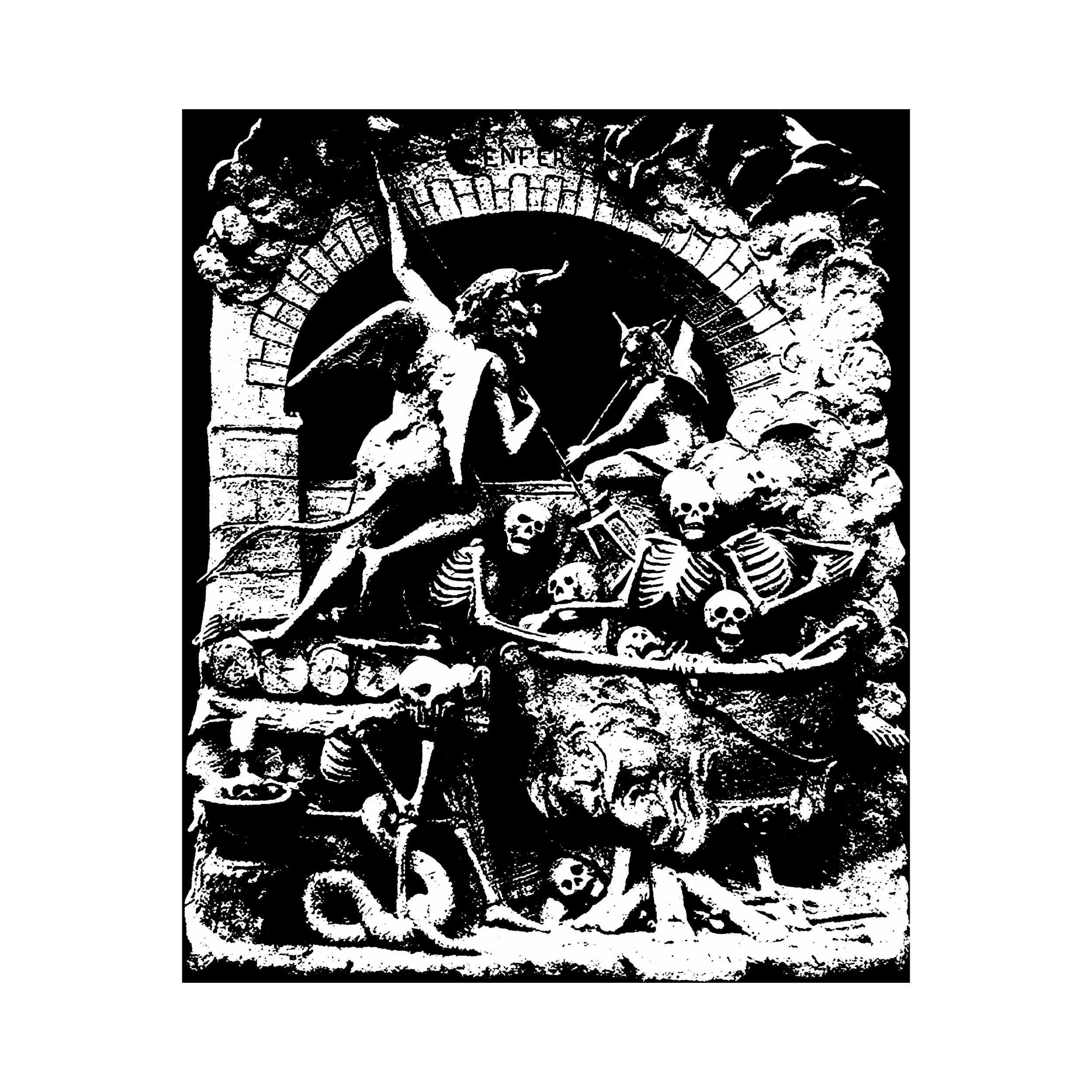 Cauldron Of The Damned Slim Fit Tee