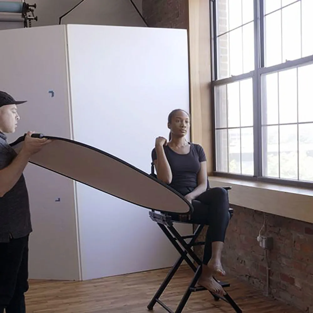 Collapsible 90cm x 120cm Multi Disc 7-in-1 Studio Light Reflector