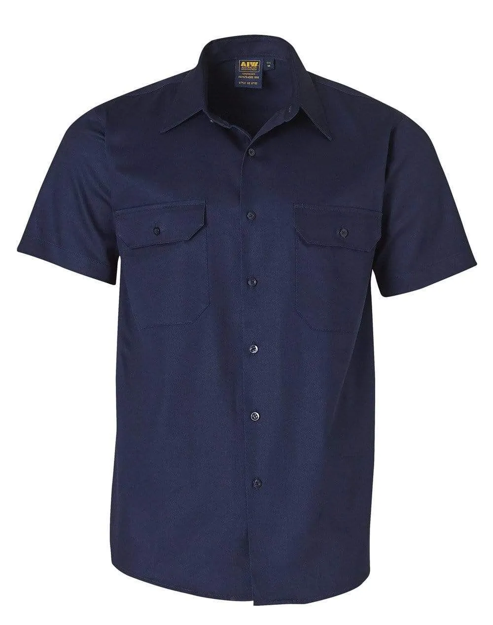 Cotton Drill Short Sleeve Work Shirt WT03