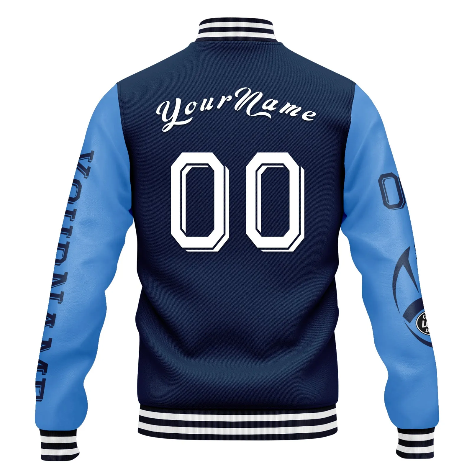 Custom Blue Tennessee Jacket and Sports Shoes Combo Offer Personalized Combo ZH-D020294-32