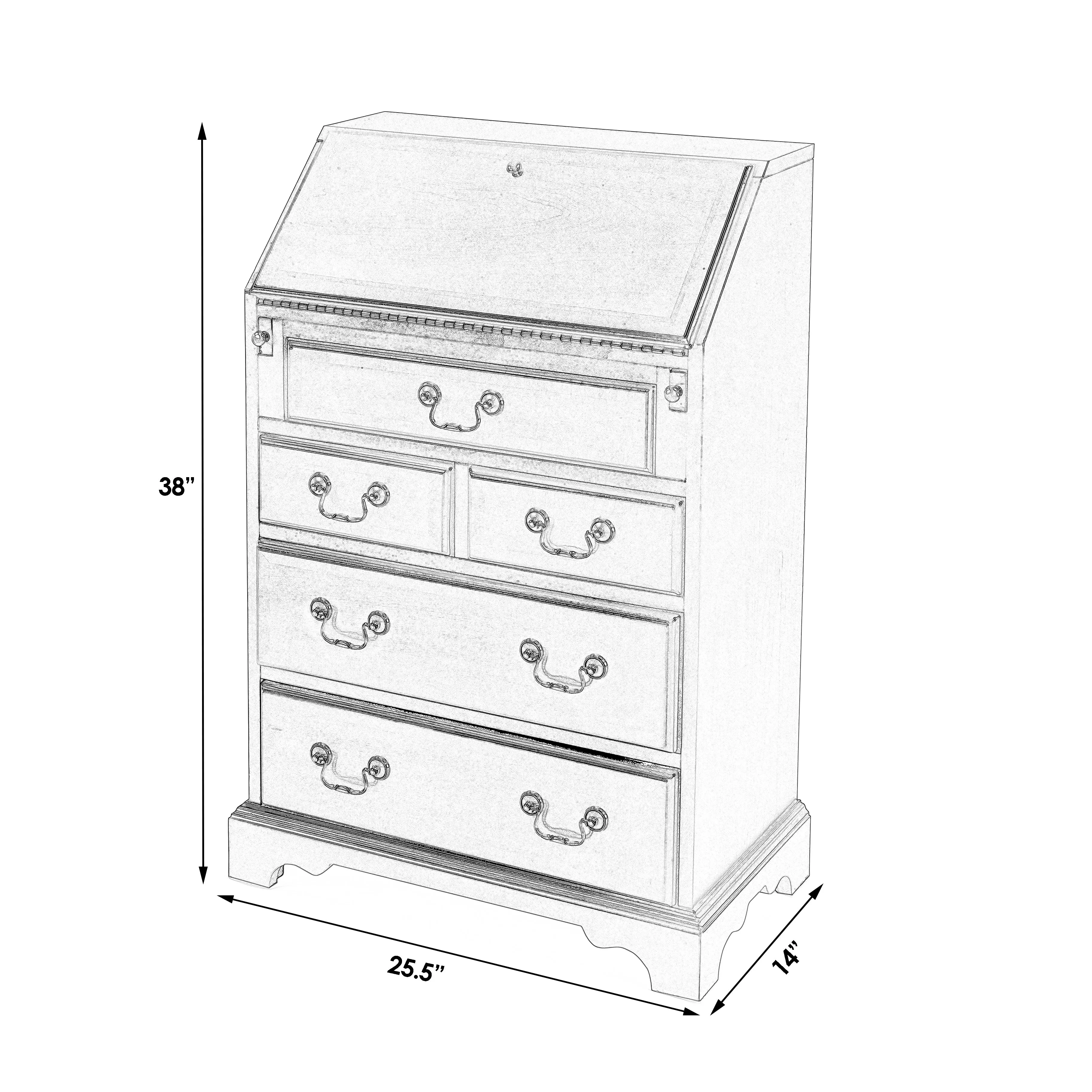 Danforth Secretary in Medium Brown  2118024