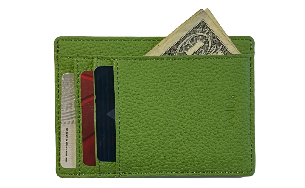 Faux Leather Wallet - Kiwi