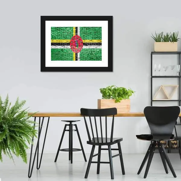 Flag Of Dominica Canvas Wall Art