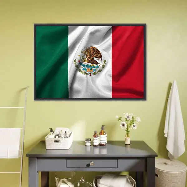 Flag Of Mexico Canvas Wall Art