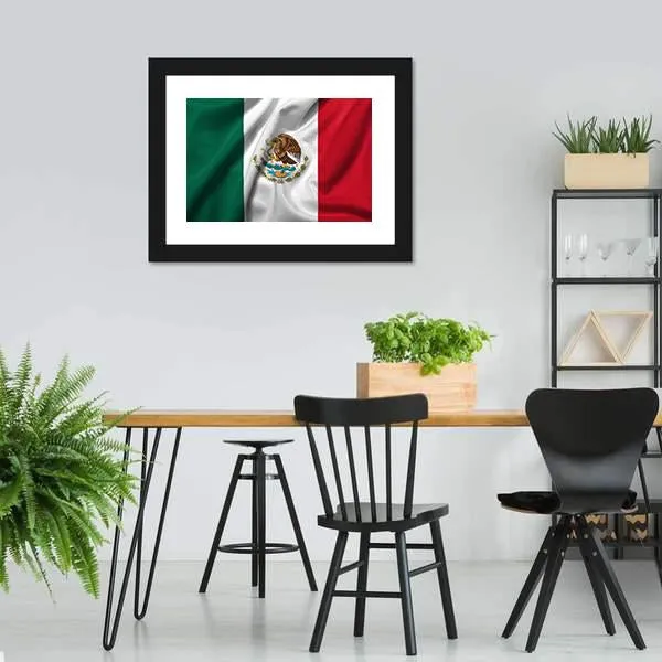 Flag Of Mexico Canvas Wall Art