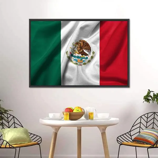 Flag Of Mexico Canvas Wall Art