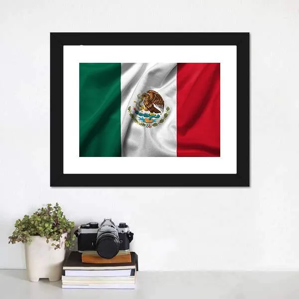Flag Of Mexico Canvas Wall Art