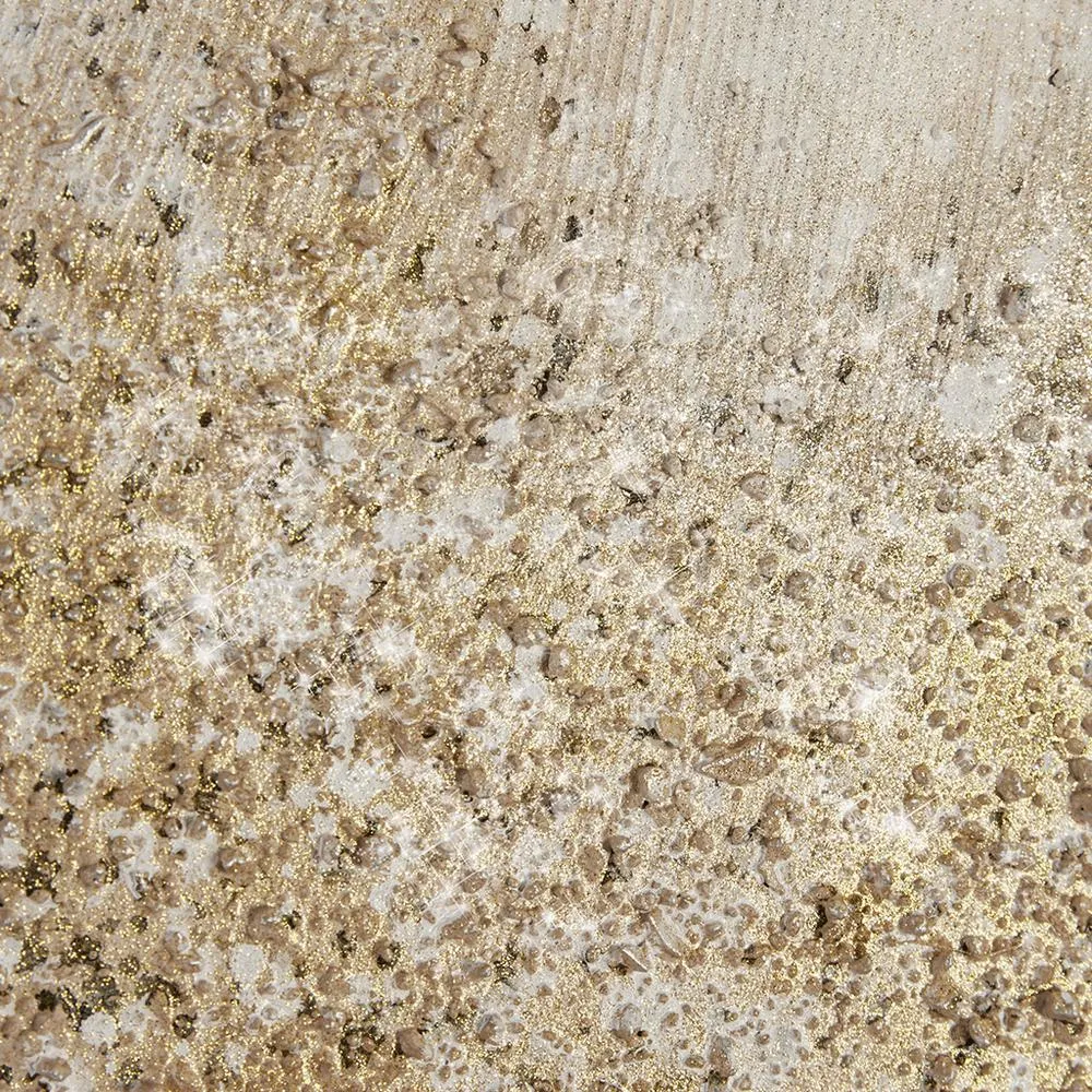 Gold Modern Mid Century Luxury Heavy Textured Canvas