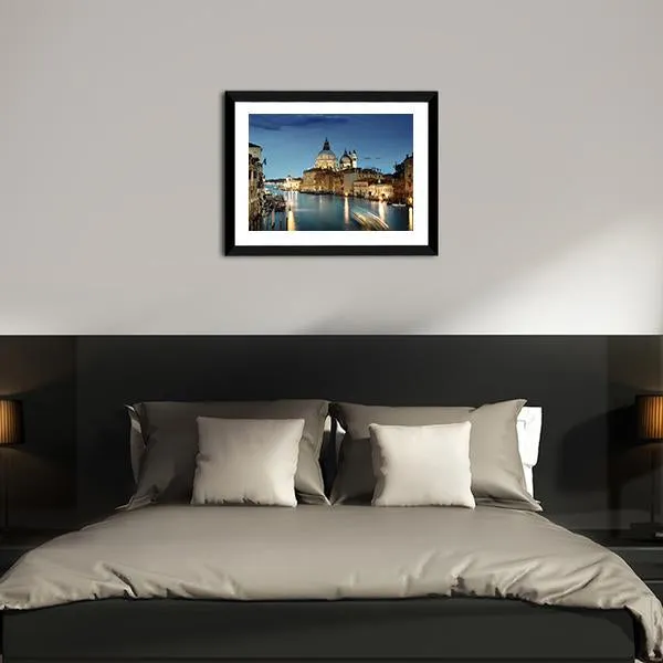 Grand Canal & Basilica  Italy Canvas Wall Art
