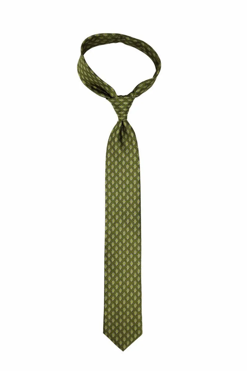 Green Daisy Tie