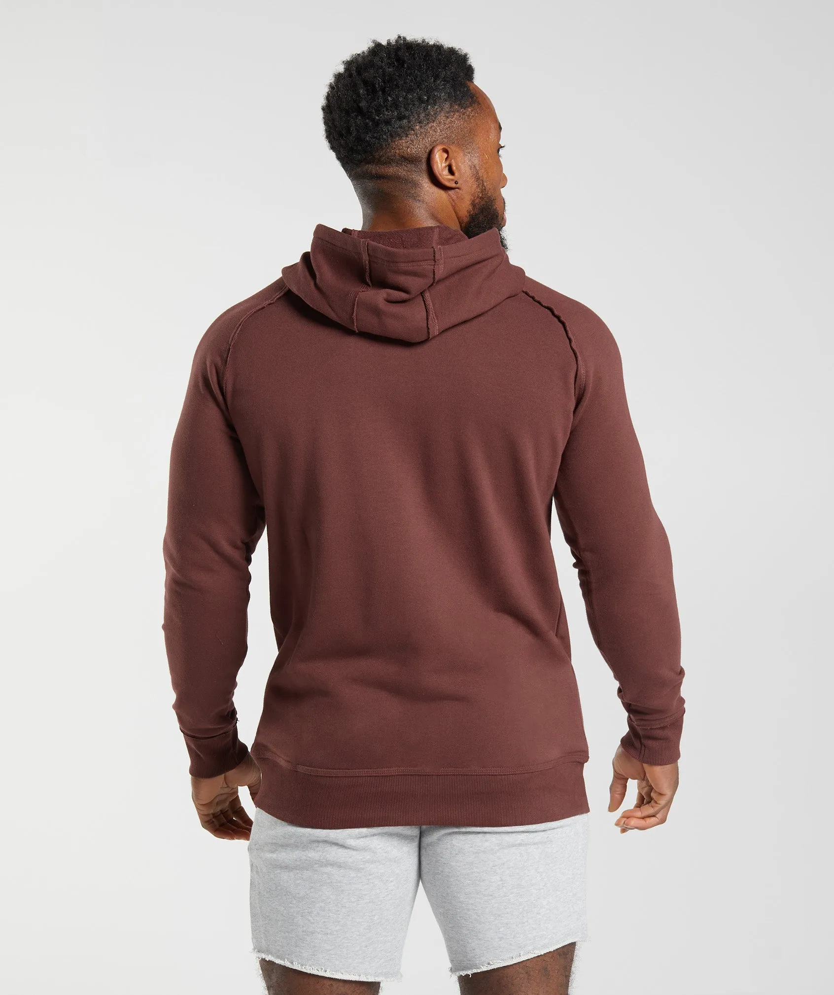 Gymshark Legacy Hoodie - Cherry Brown