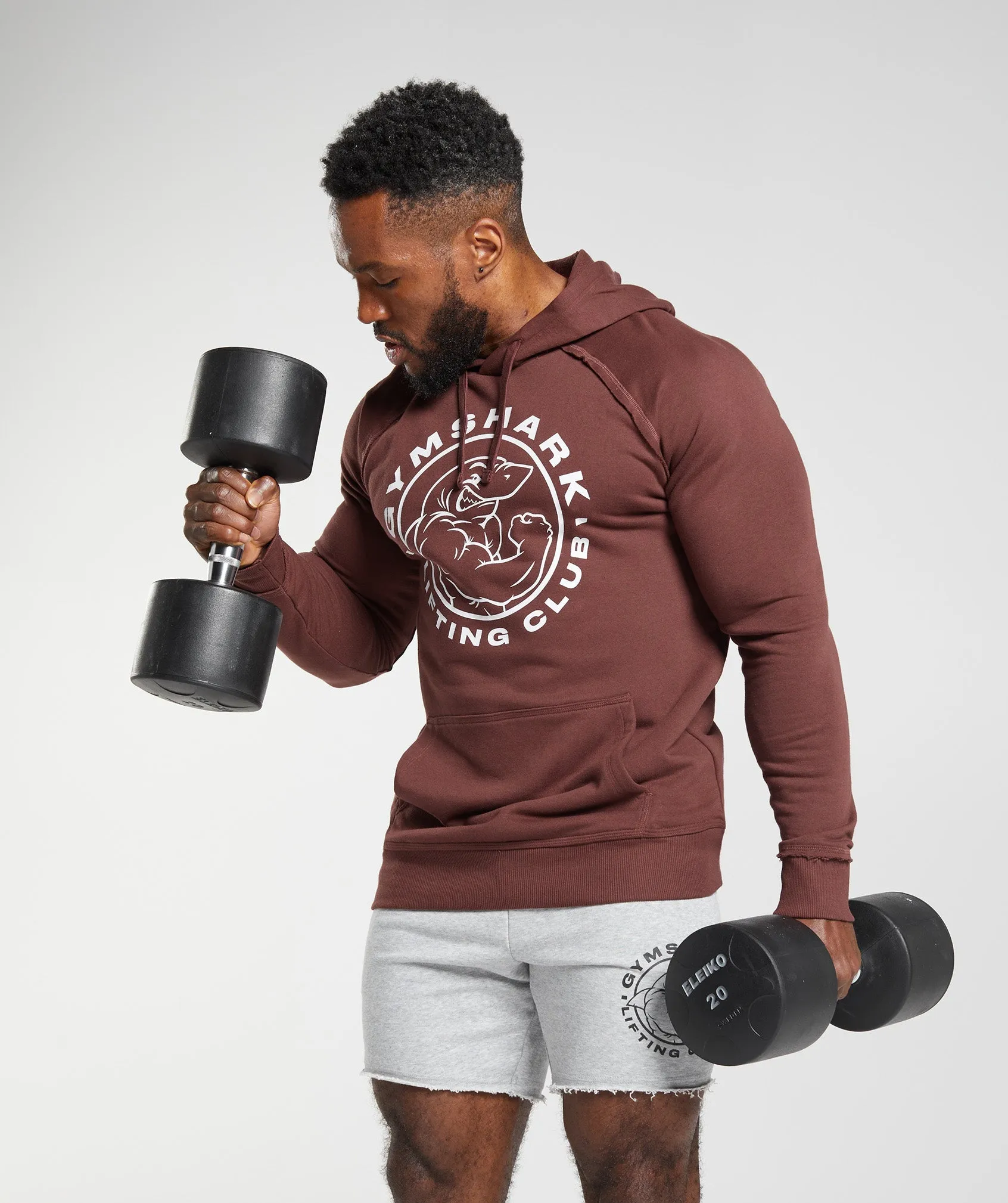 Gymshark Legacy Hoodie - Cherry Brown