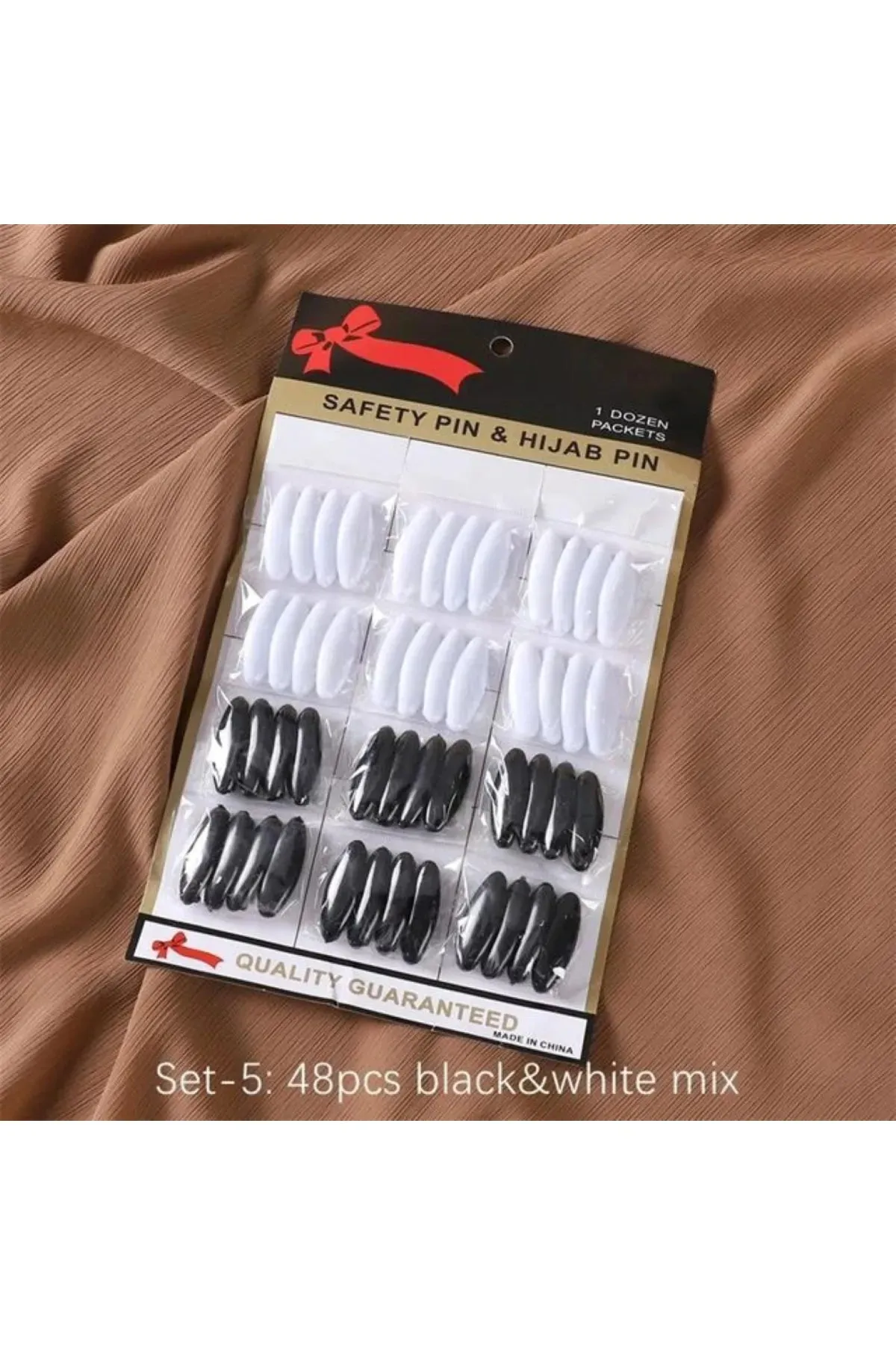 Hijabchi Women's 48 Pcs Safety Pin Hijabs