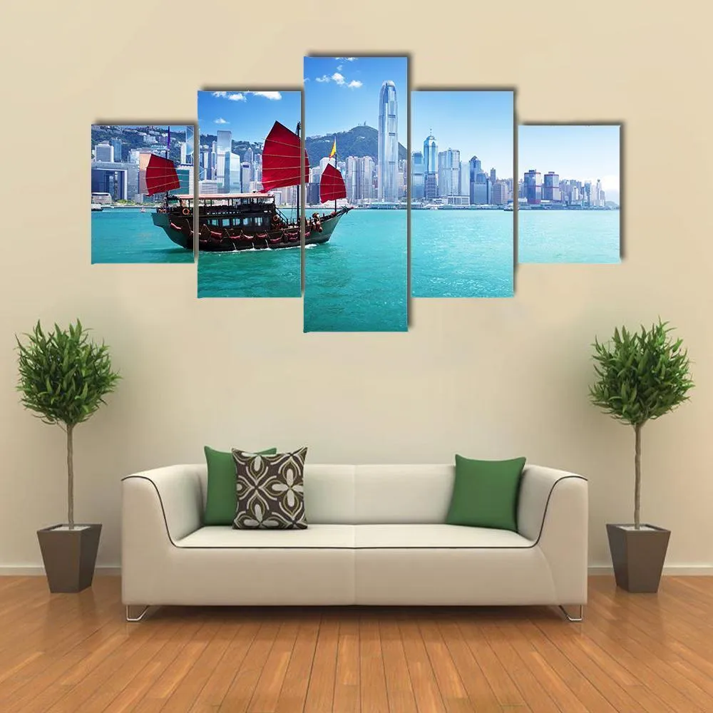 Hong Kong Harbour Canvas Wall Art