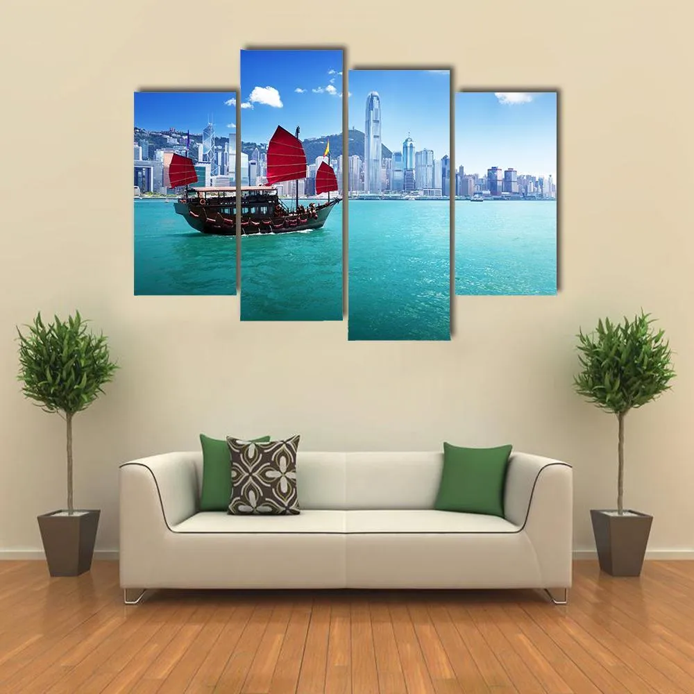 Hong Kong Harbour Canvas Wall Art