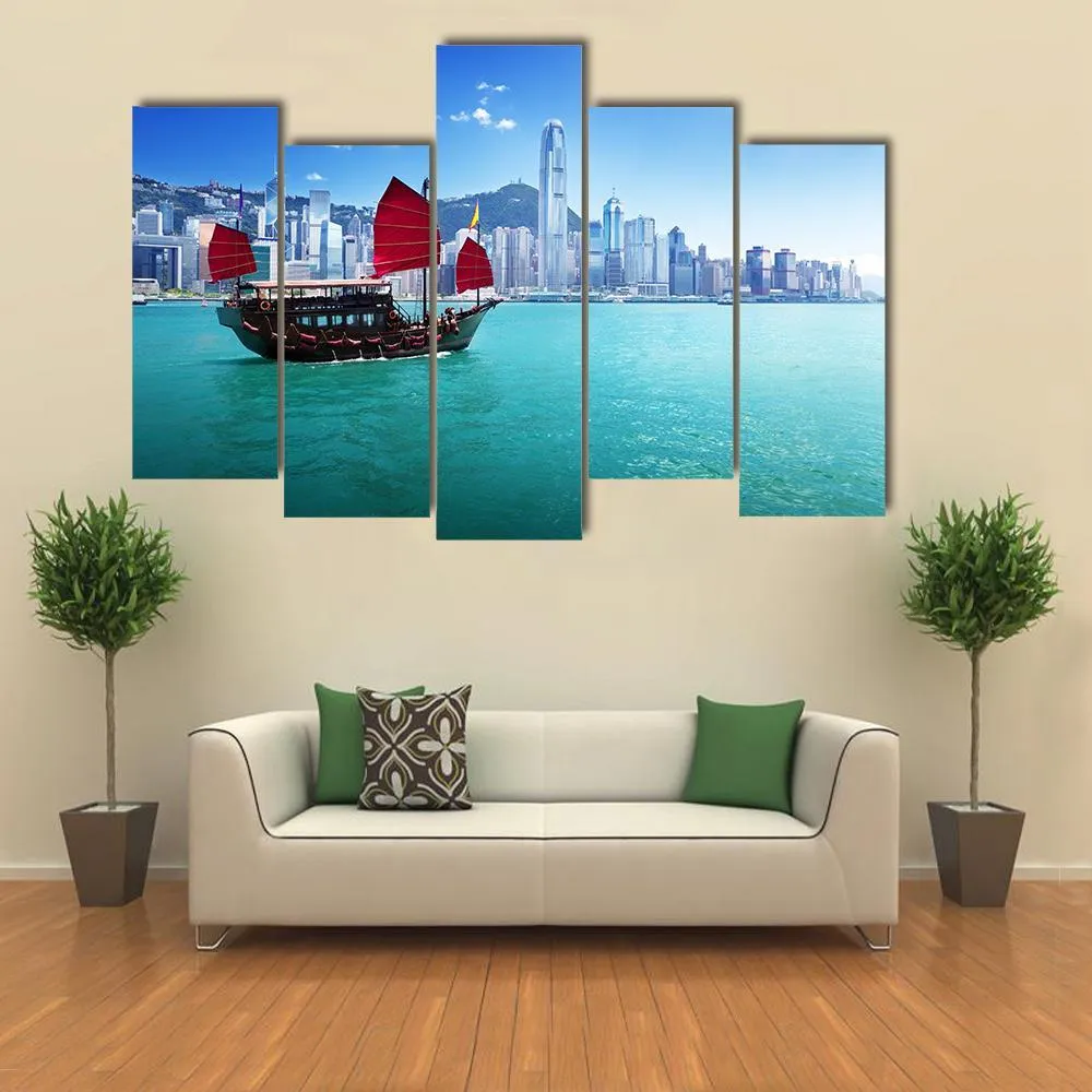 Hong Kong Harbour Canvas Wall Art