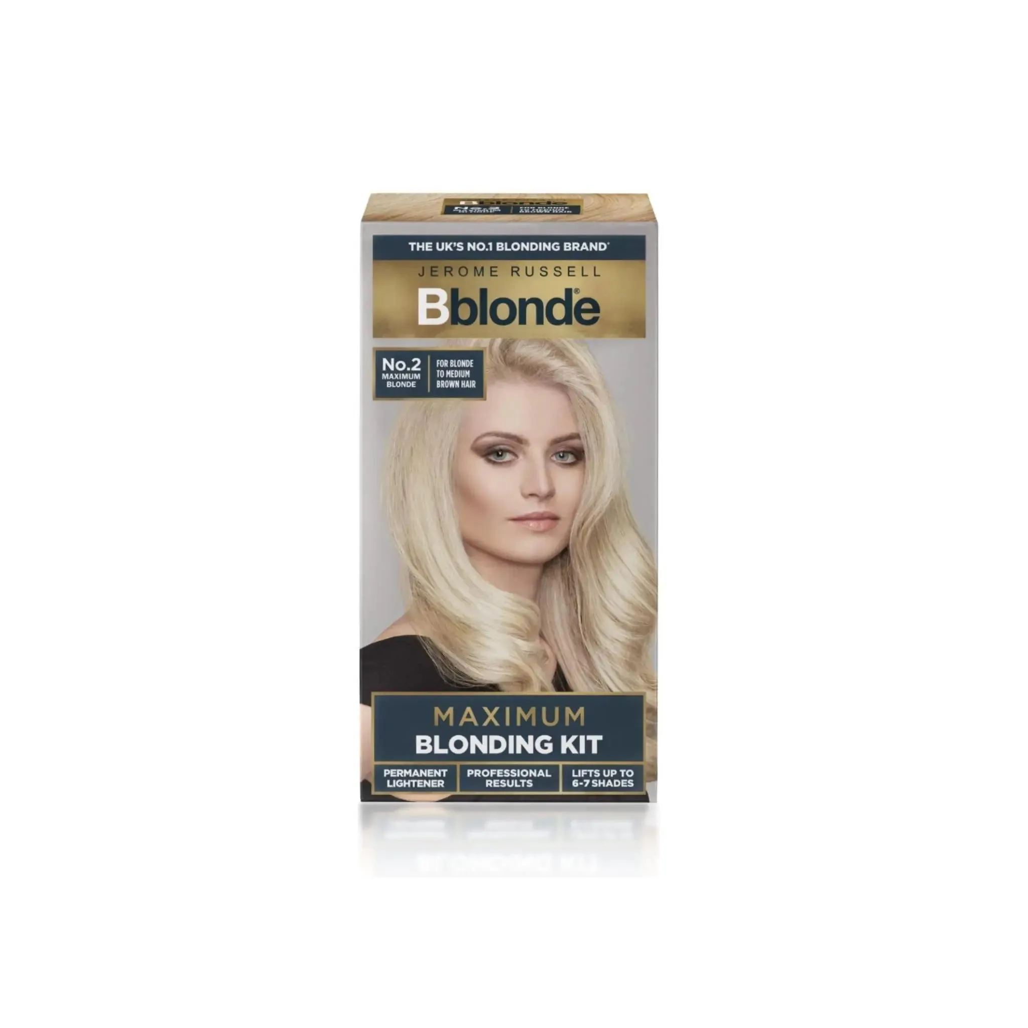 Jerome Russell Bblonde No.2 Maximum Blonding - Hair Dye Permanent Lifts 6-7 Shades