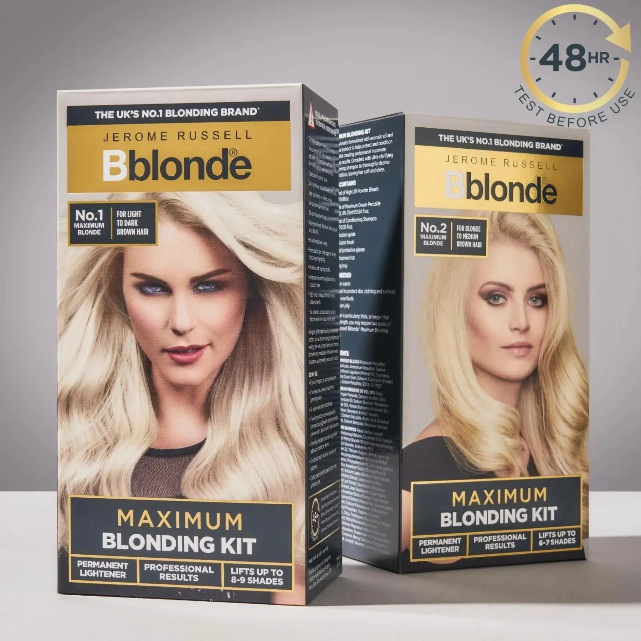 Jerome Russell Bblonde No.2 Maximum Blonding - Hair Dye Permanent Lifts 6-7 Shades