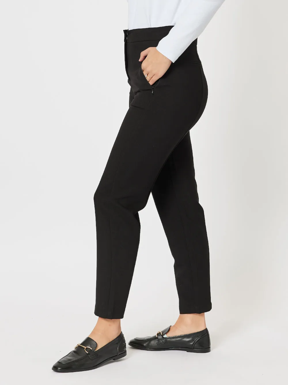 Lauren Slim Leg Pant - Black