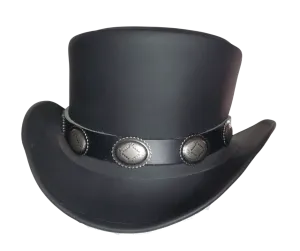 Leather Top Hat