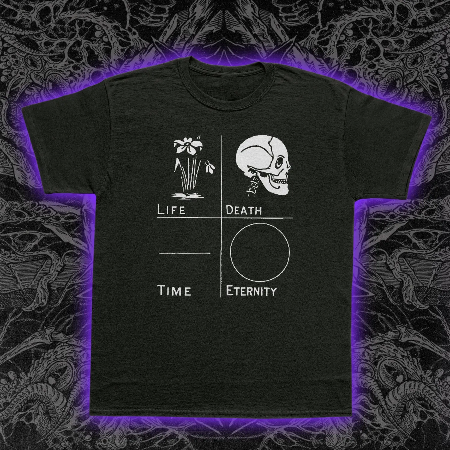 Life Death Time Eternity Slim Fit Tee