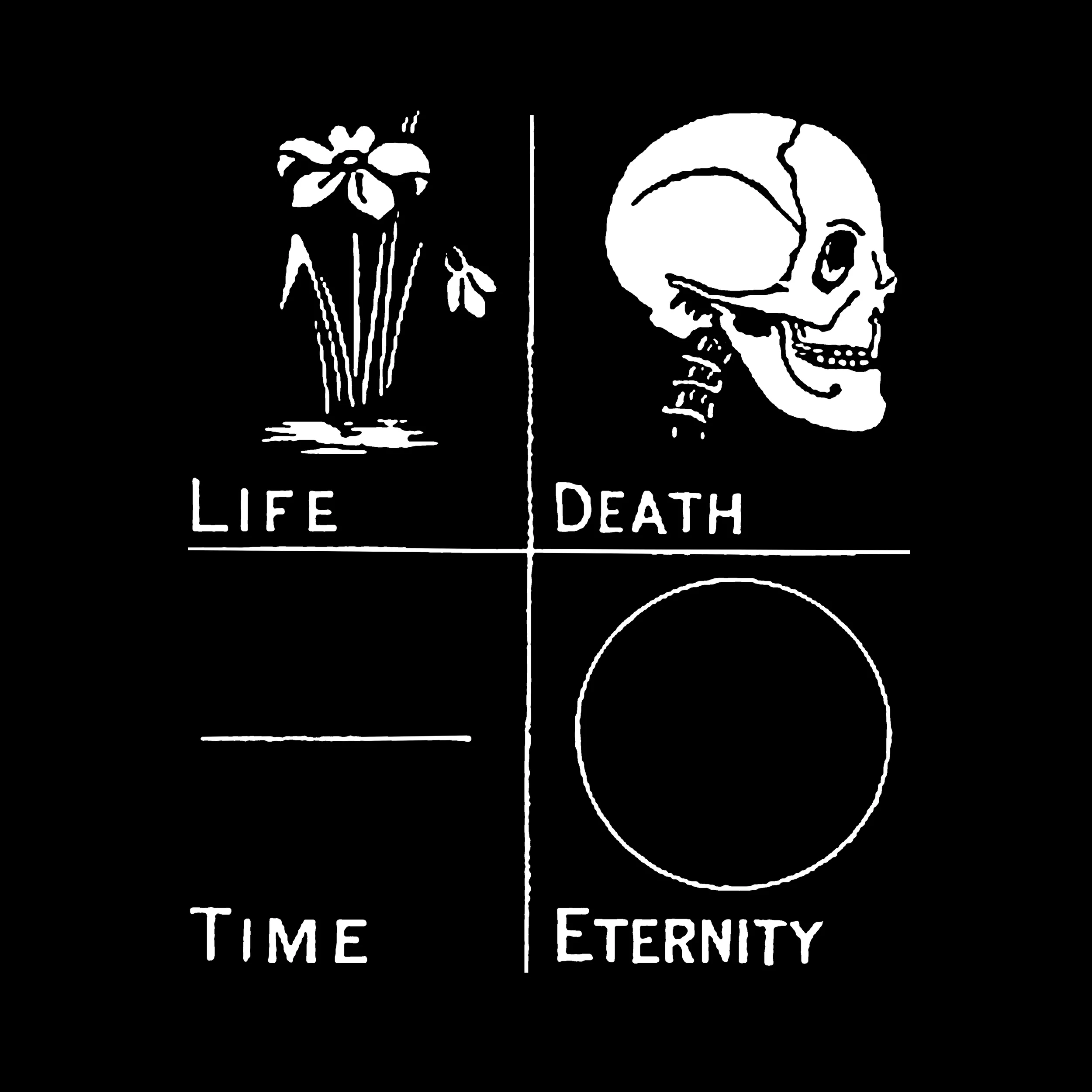 Life Death Time Eternity Slim Fit Tee