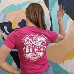 Lucky Skates Fuchsia T-shirt