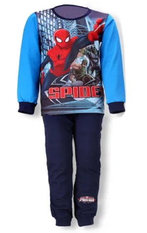 Marvel Spiderman Boys Full Sleeve Cotton Pyjama 3-8 Years