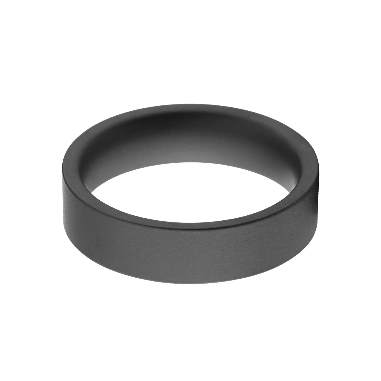 Matte Black 6mm Men's Ring - Ceramic Wedding Bands