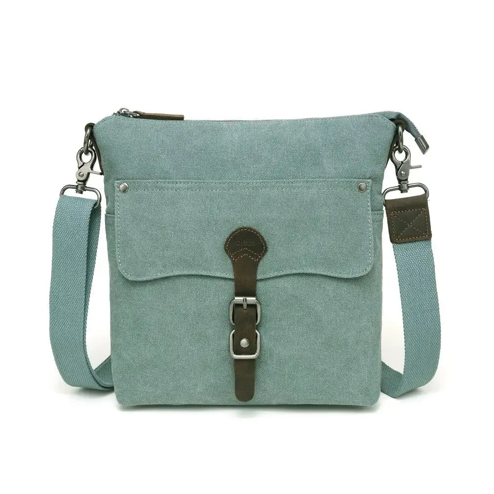 Medium Canvas Should Bag with Leather Trim