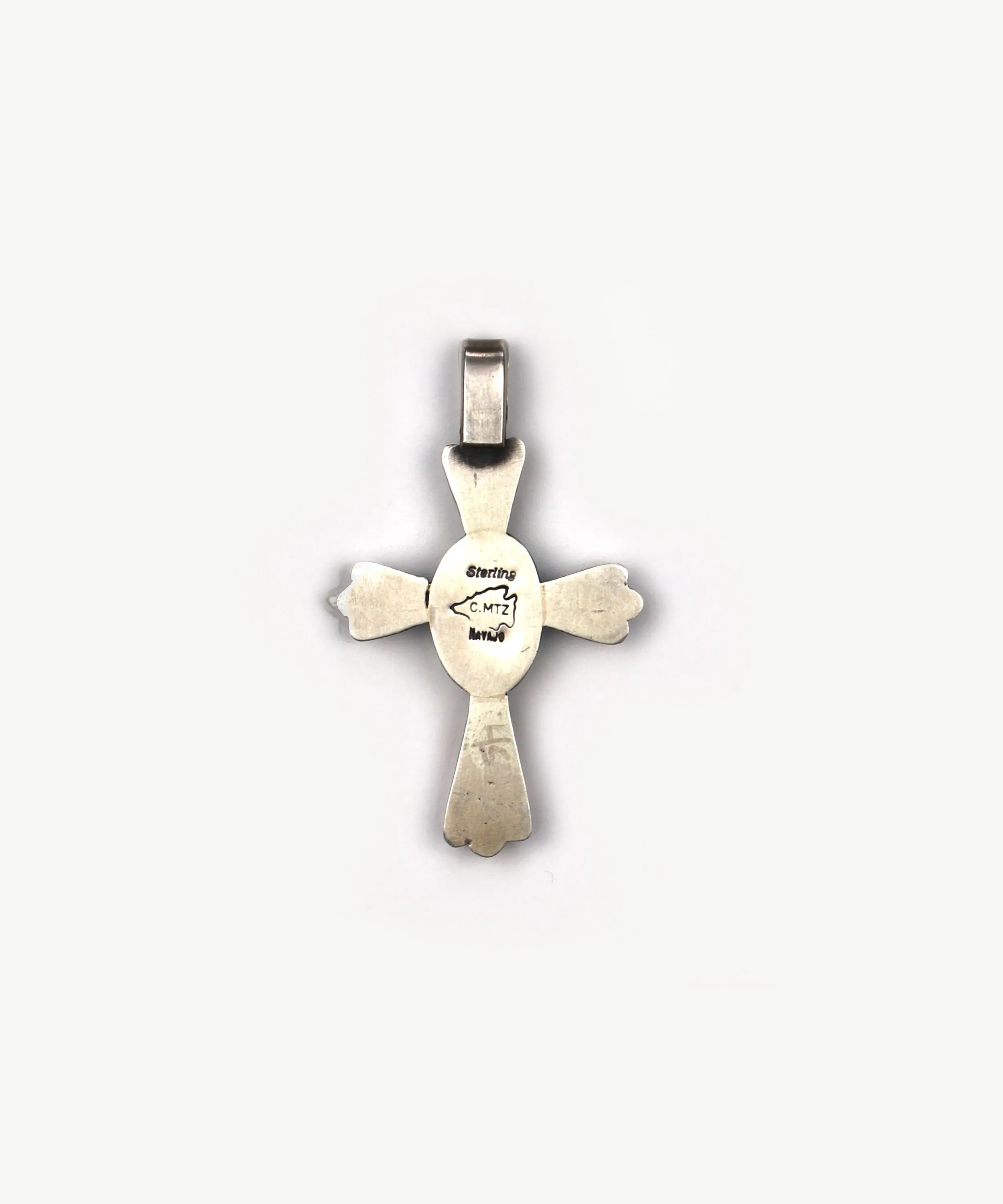 Navajo Kingman Cross Pendant