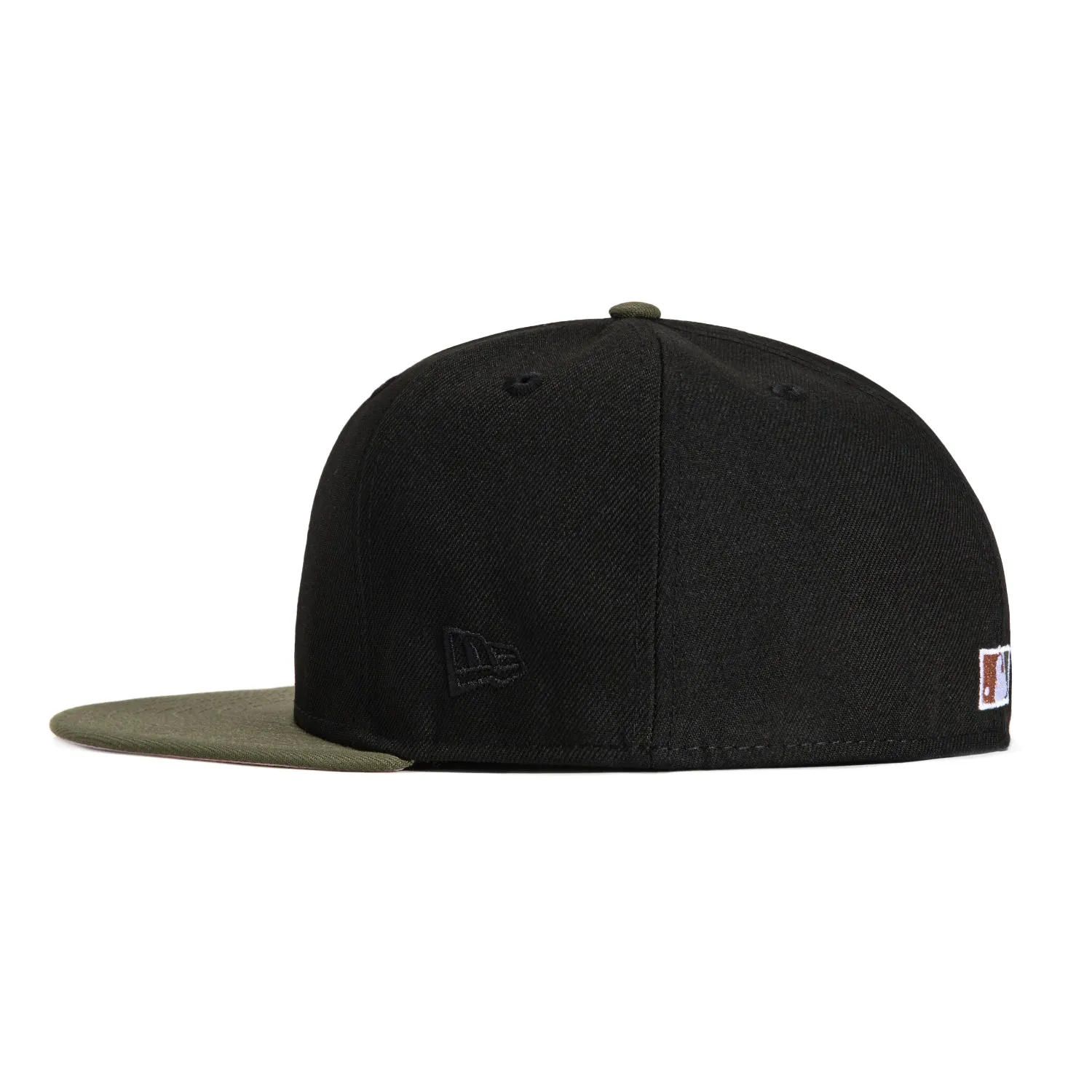 New Era 59Fifty Cookie Martini Toronto Blue Jays 30th Anniversary Patch Word Hat - Black, Olive