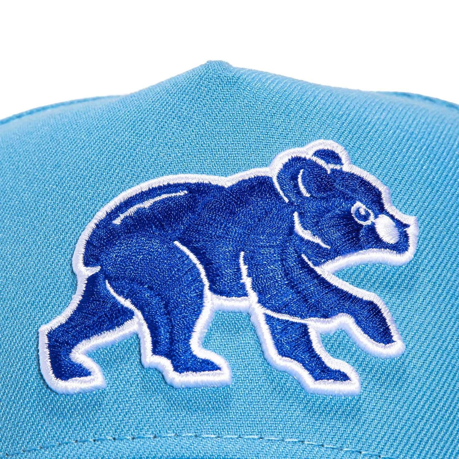 New Era 9Forty A-Frame Chicago Cubs Snapback Hat - Light Blue, Royal