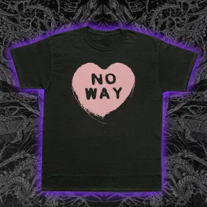 No Way Candy Heart Slim Fit Tee
