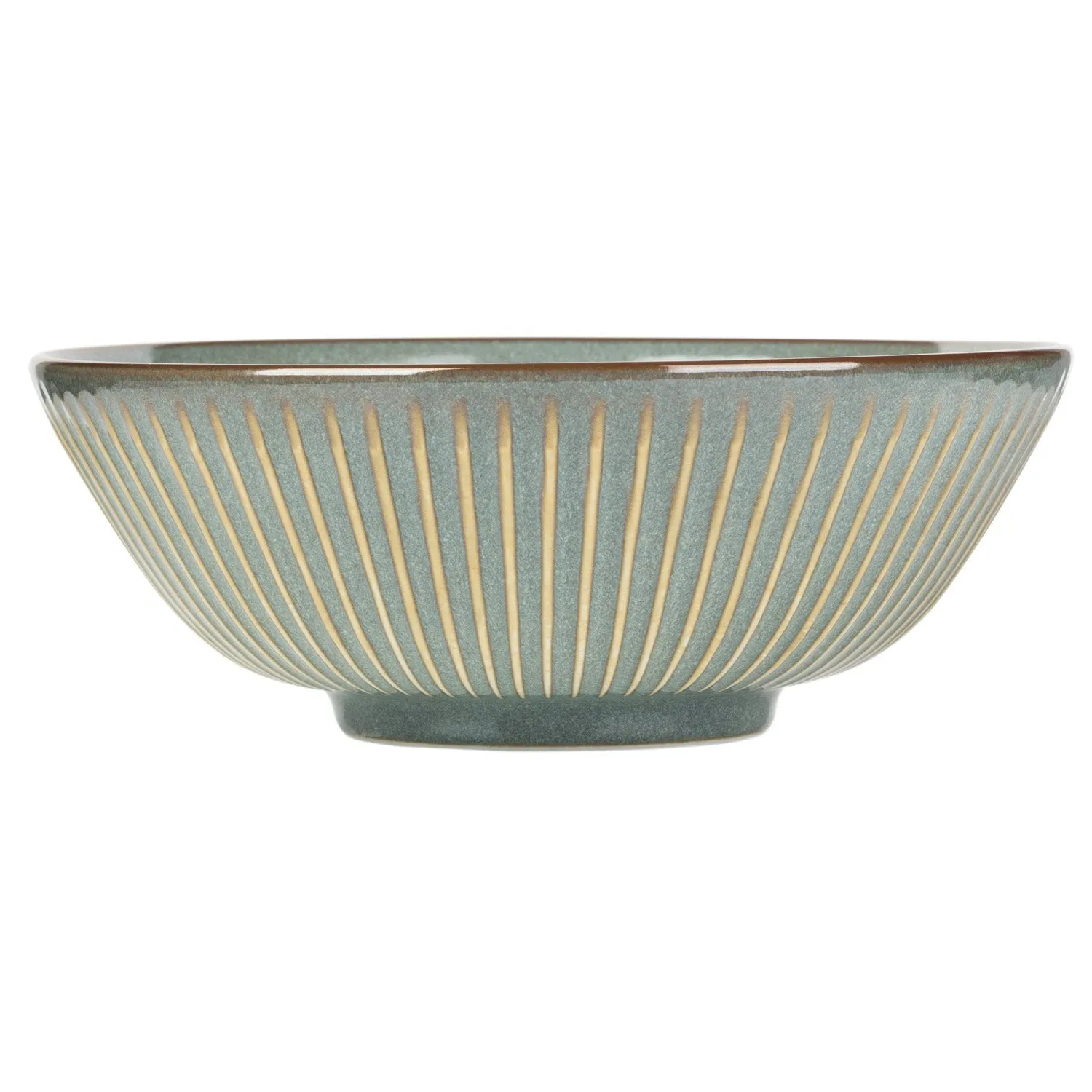 Olive Green Sendan Japanese Noodle Bowl Set