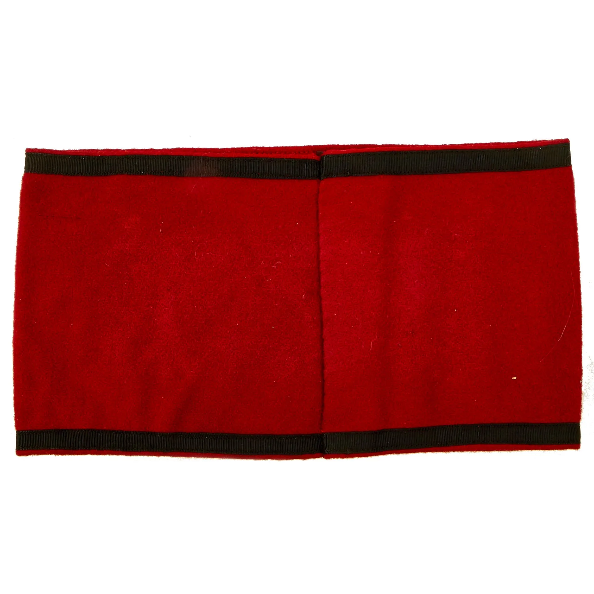 Original German Pre-WWII SS Member's Wool & Rayon Multi-Piece Armband with BeVo SS RZM Tag