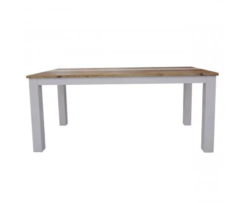 Orville 5pc Dining Set 1.8m Table 3 Chair 1.5m Bench Solid Timber - Multi Color