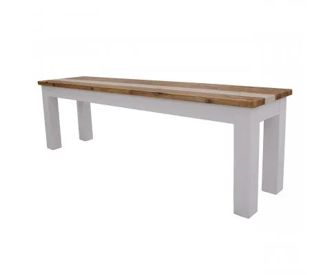 Orville 5pc Dining Set 1.8m Table 3 Chair 1.5m Bench Solid Timber - Multi Color