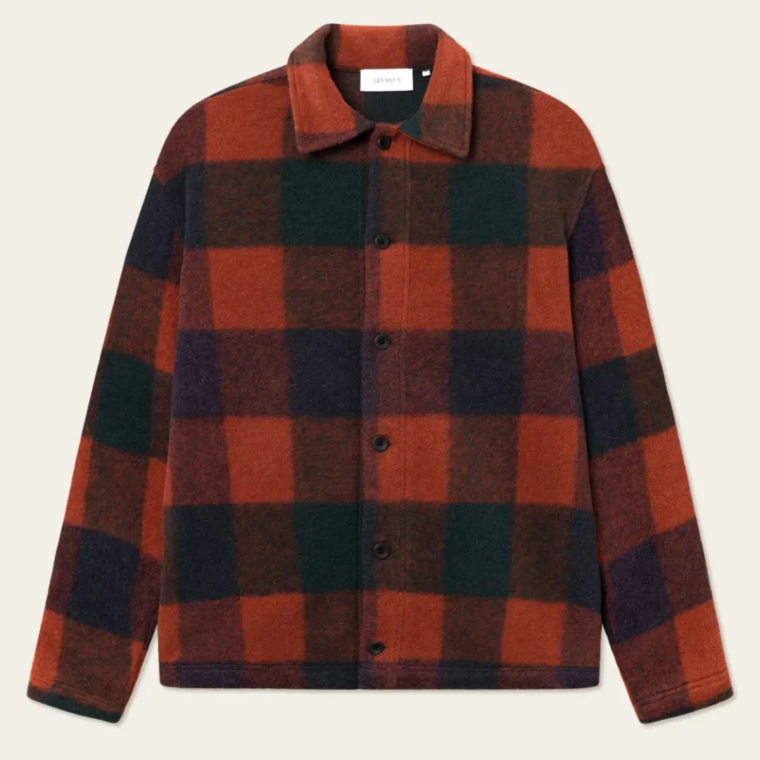 Pine Green/Red Clay Jermaine Overshirt