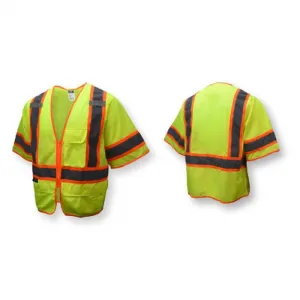 Radians SV272-3ZGM Type R Class 3 Multipurpose Surveyor Vest, Hi-Vis Green, 1 Each