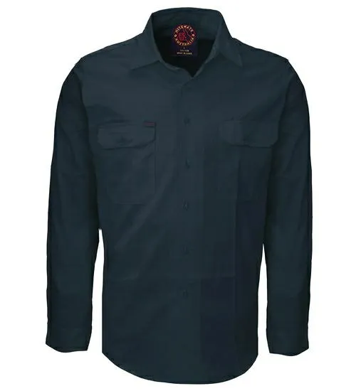 Ritemate RM1000 Open Front Long Sleeve Shirt