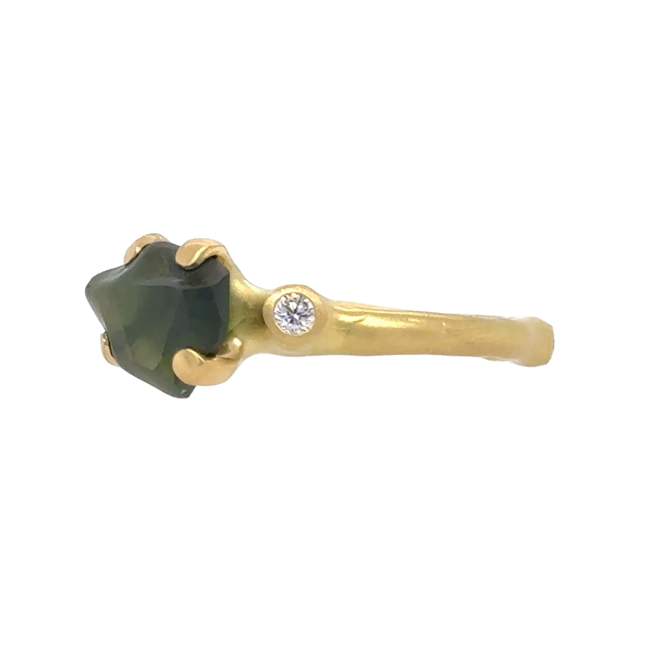 Sapphire Rough Luxe Ring - Johnny Ninos